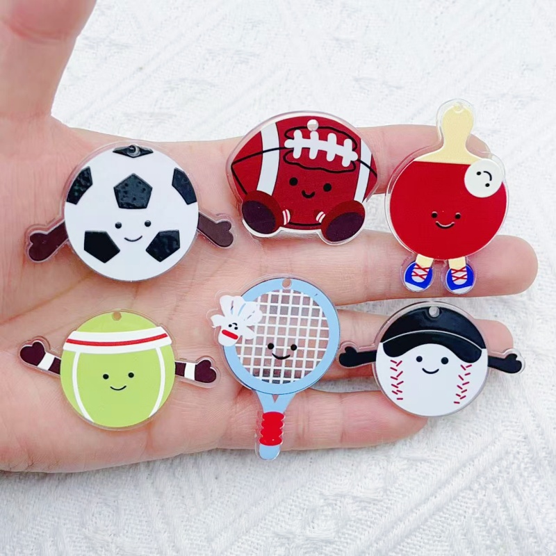 10Pcs Acrylic rugby football b - огляд і ціна Badminton Date