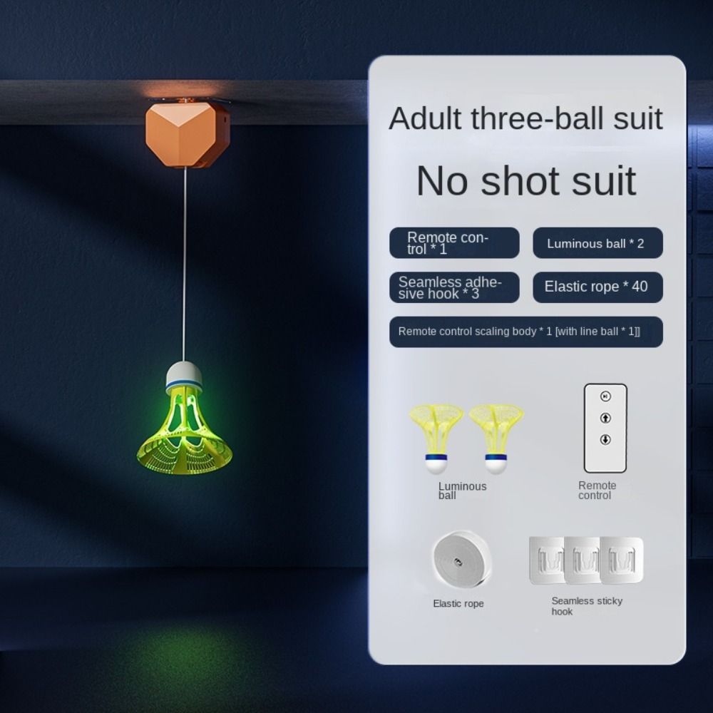 1 Set Accompanying Practice El - огляд і ціна Badminton Rebound Trainer